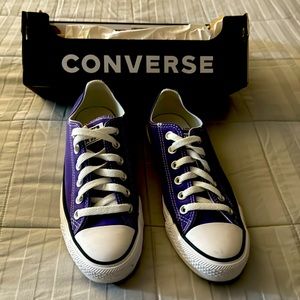 Electric purple Converse